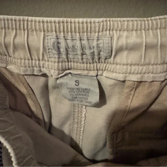 Men's Casual Tan Joggers - Picture 2 of 3